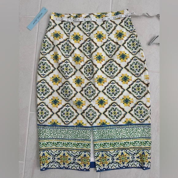 Antonio Melani. Mediterranean /Mosaic Style Pencil Skirt - Size 2. NWT - Picture 11 of 12